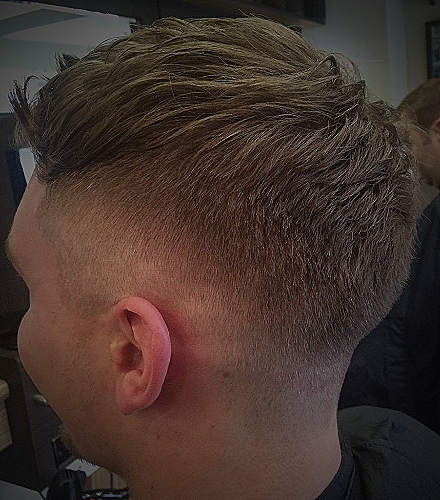 1 to 3 Fade with Spiky Texture