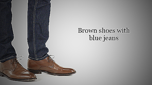 Brown Shoes with Jeans