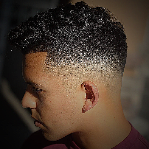 0 1 Fade Haircut for Casual Look