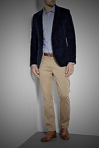 Casual vs formal blazers with khaki pants