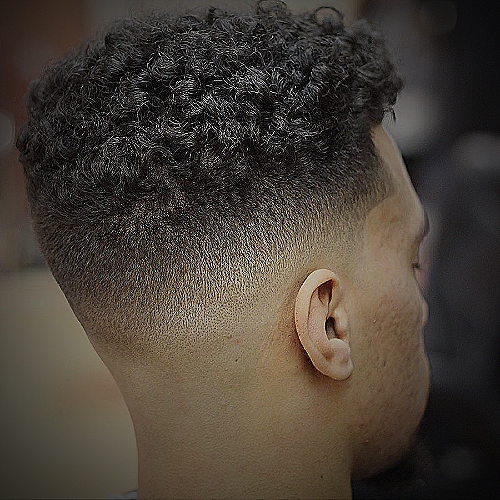 Curly Top Fade 1