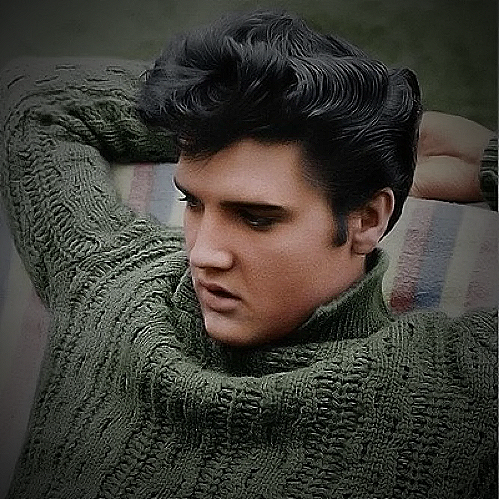Elvis Presley 1-2 fade haircut