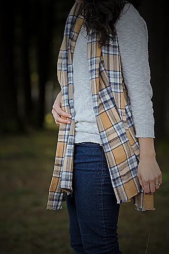Flannel with Scarf