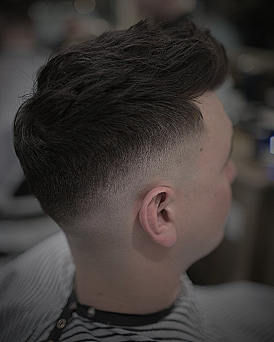 0 1 Fade Haircut for Formal Look