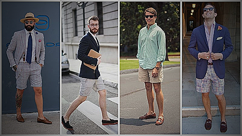 Formal-dressing-guidelines for Loafers On Shorts