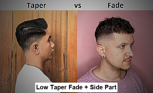 Low Taper Fade + Side Part