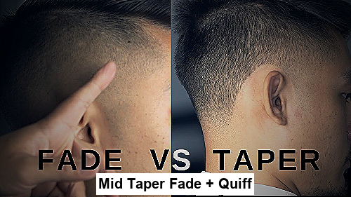 Mid Taper Fade + Quiff