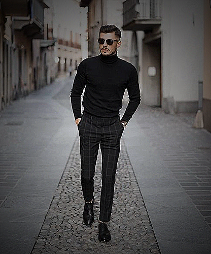 Outfit inspiration for casual outings with black pants