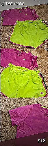 Pink Shirt with Green Shorts