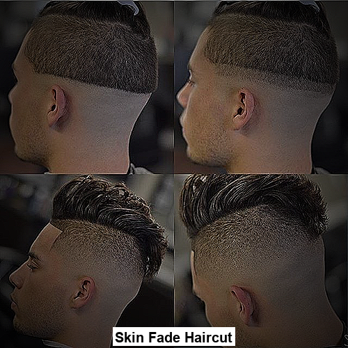 A picture of a skin fade haircut