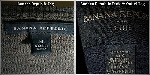 Banana Republic vs Banana Republic Factory