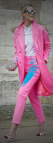 The Right Way to Wear Pink Shirt Pants Color on a Rainy Day