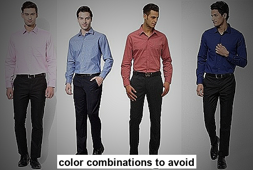 color combinations to avoid