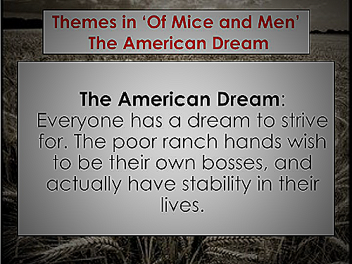 American Dream Alt Text