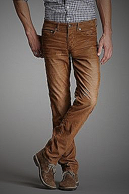 Brown pants at Berle