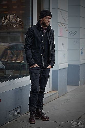 Casual Americana Outfit Image - how to style black pants men