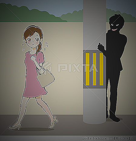 Illustration of a stalker