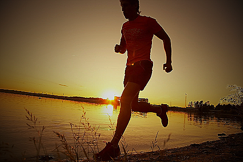 Image of a man running - do men change