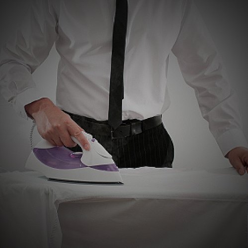 Ironing the sleeves - how to iron mens dress shirt