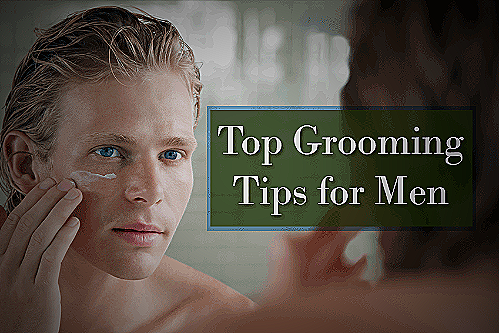 Grooming for We're Just Normal Men fashion. Example: A man wearing a natural hairstyle and a clean shave