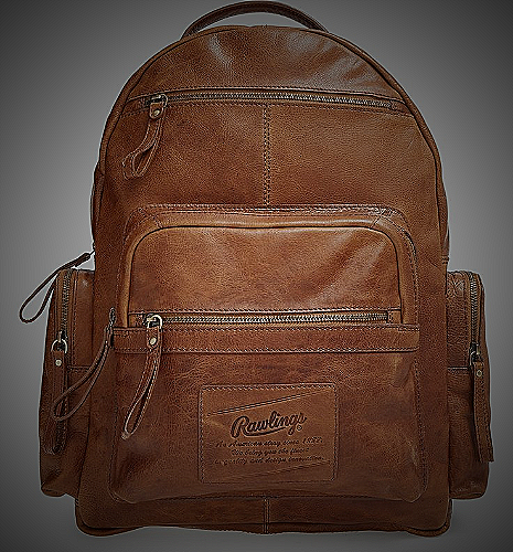 Rugged leather bag - when old men plant trees