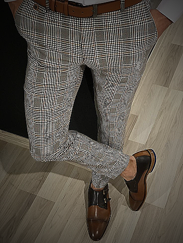 Shoe Options for Plaid Pants - how to style plaid pants men