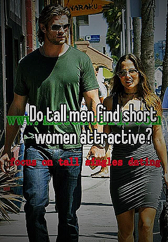 Tall man and woman