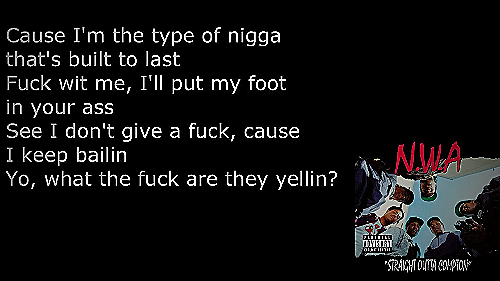 The impact of gangsta rap on bad men lyrics in mainstream music