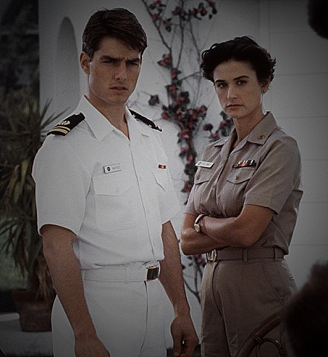 Tom Cruise and Demi Moore in A Few Good Men