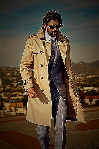 Trench Coat and Suit - what to wear with trench coat mens