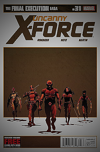 Uncanny X-Force comic book cover
