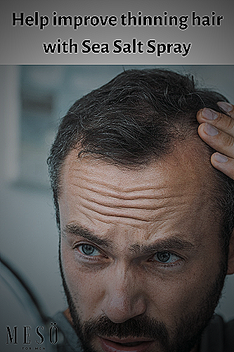 Using Sea Salt Spray - how to get volume in hair men