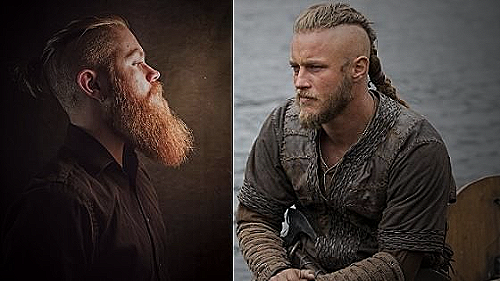 Viking with beard