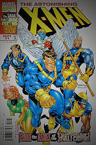 X-Men comic books cover of Modern Era