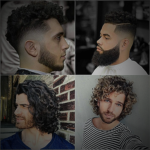 how to cut curly hair men